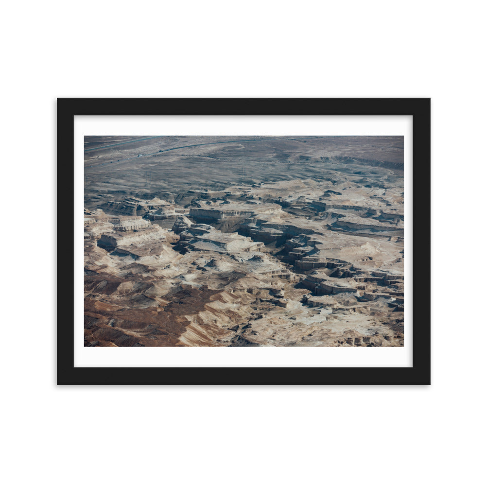 Wonders of the Holy Land Framed matte paper poster