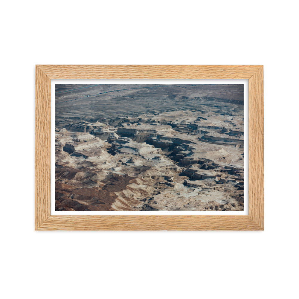 Wonders of the Holy Land Framed matte paper poster