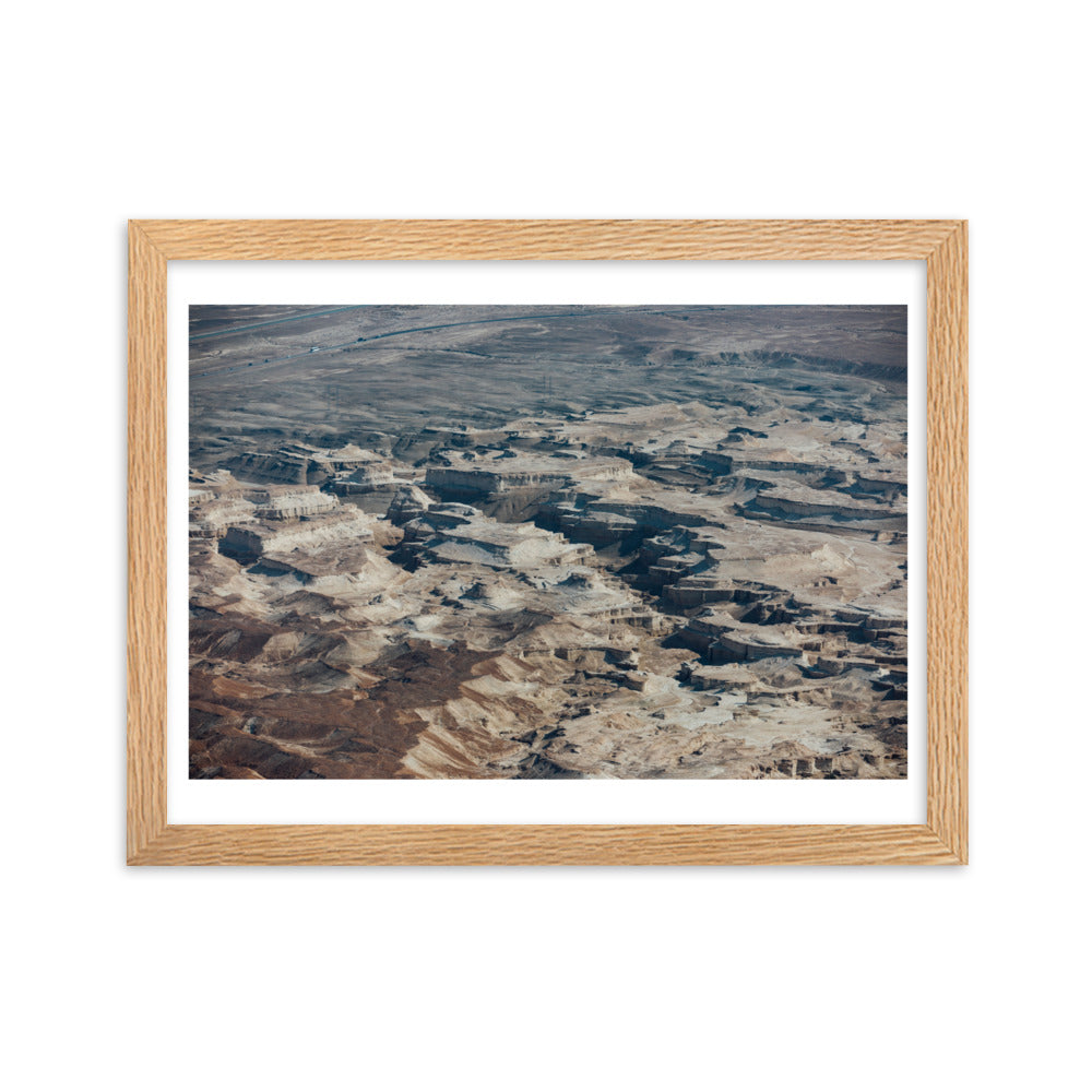Wonders of the Holy Land Framed matte paper poster