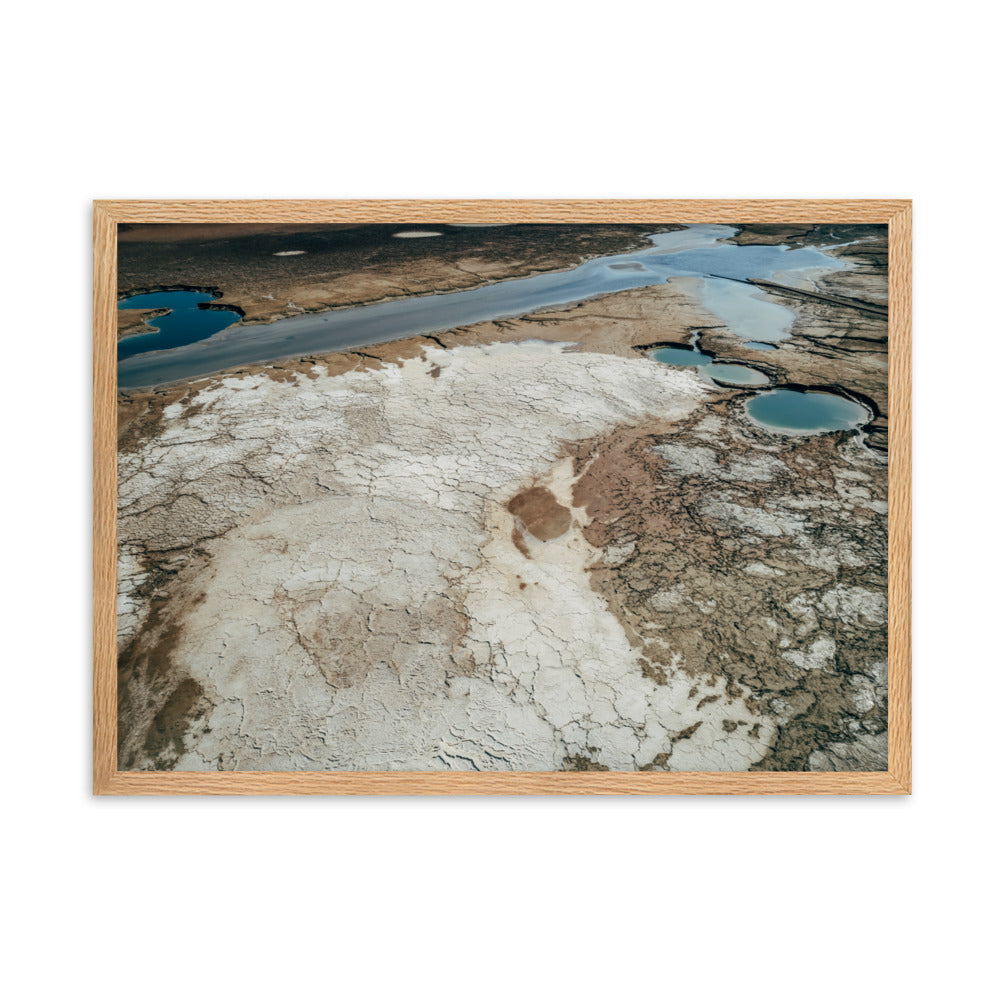 Framed matte paper poster Dead Sea