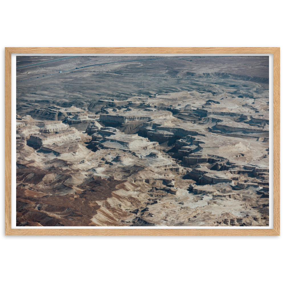 Wonders of the Holy Land Framed matte paper poster
