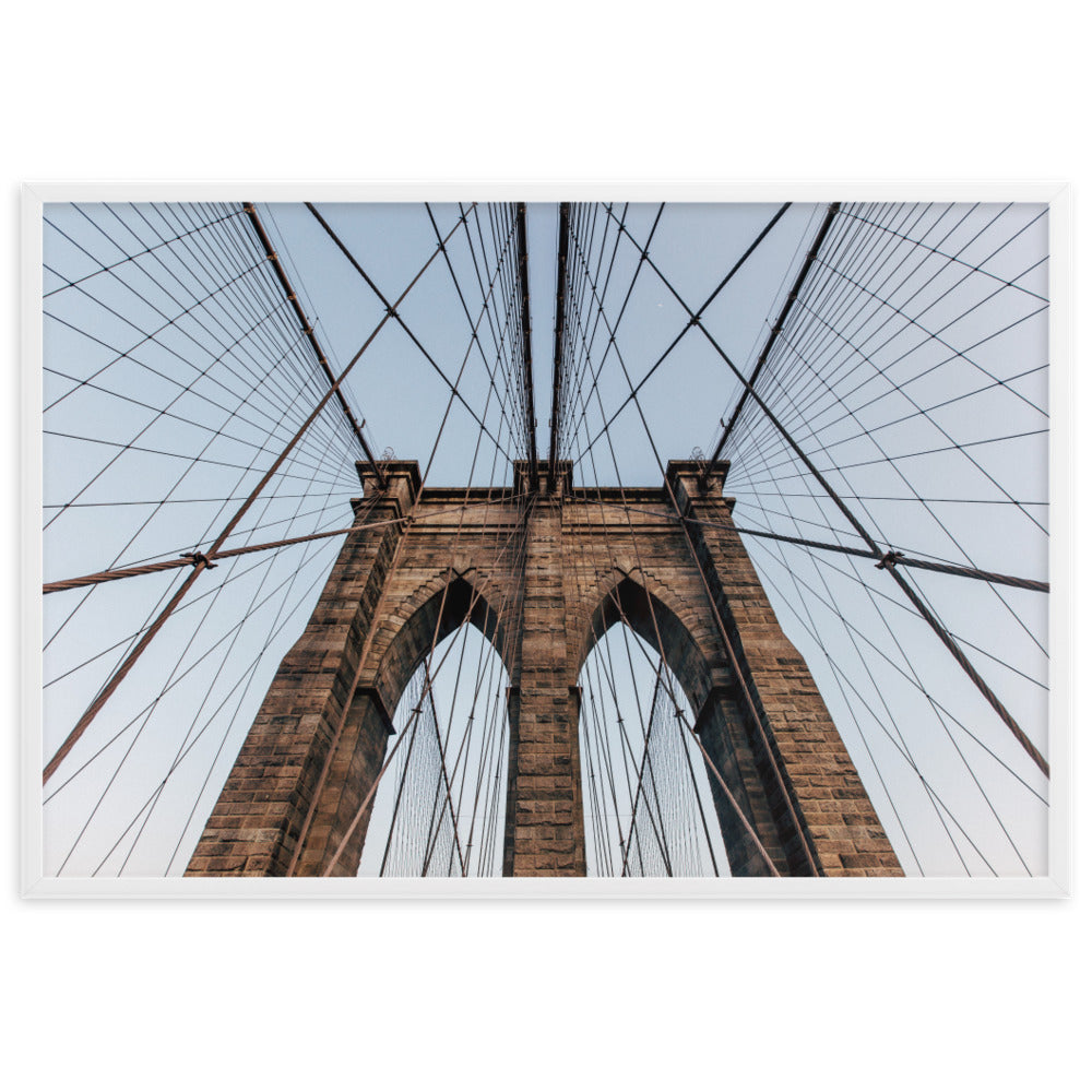 Framed matte paper poster