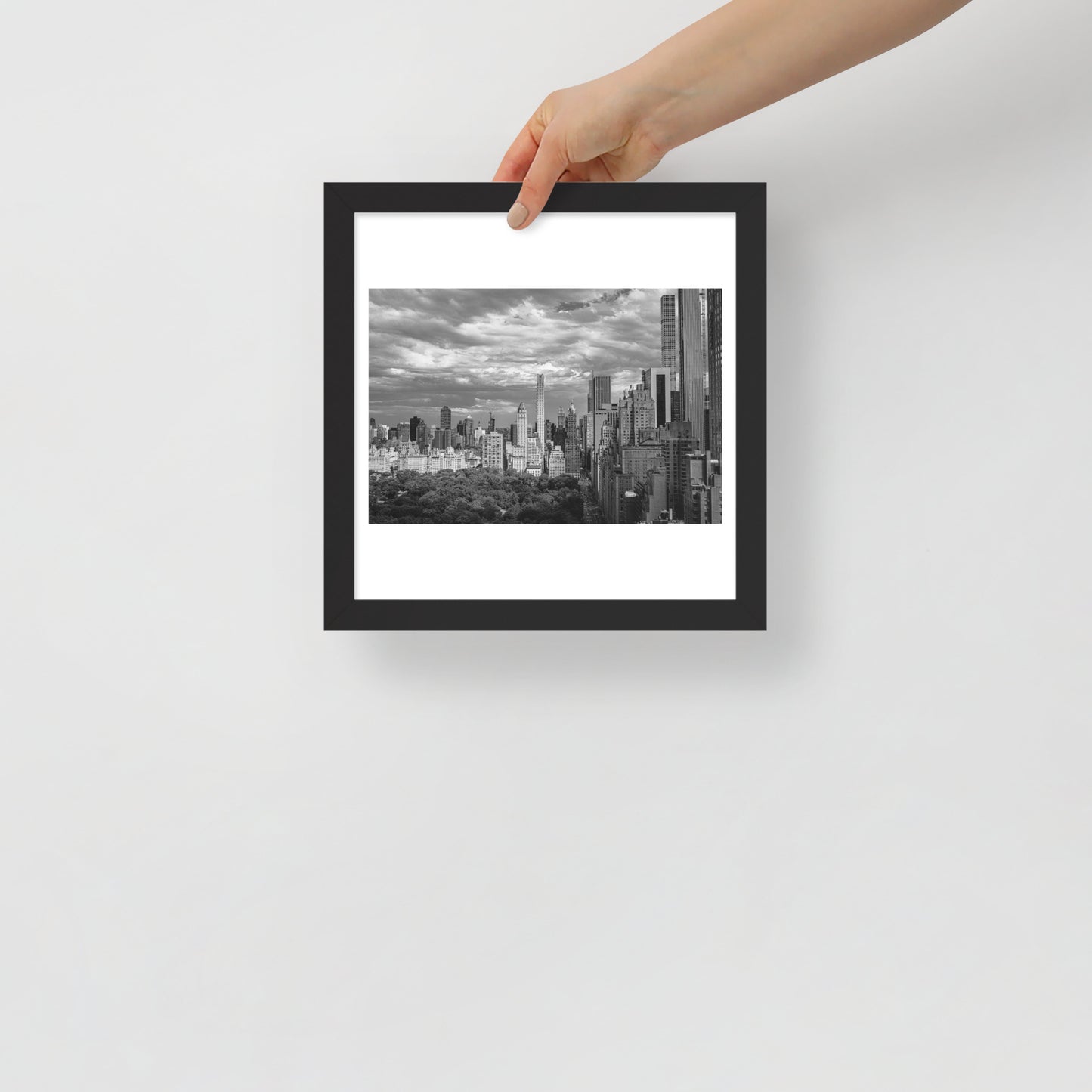 Spanning Skylines: The Gateway between New York and The world. Framed poster