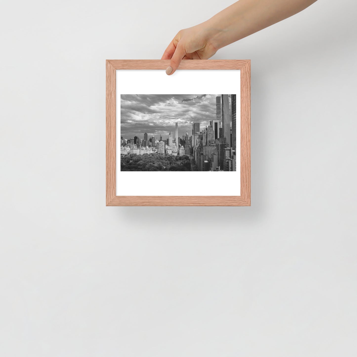 Spanning Skylines: The Gateway between New York and The world. Framed poster
