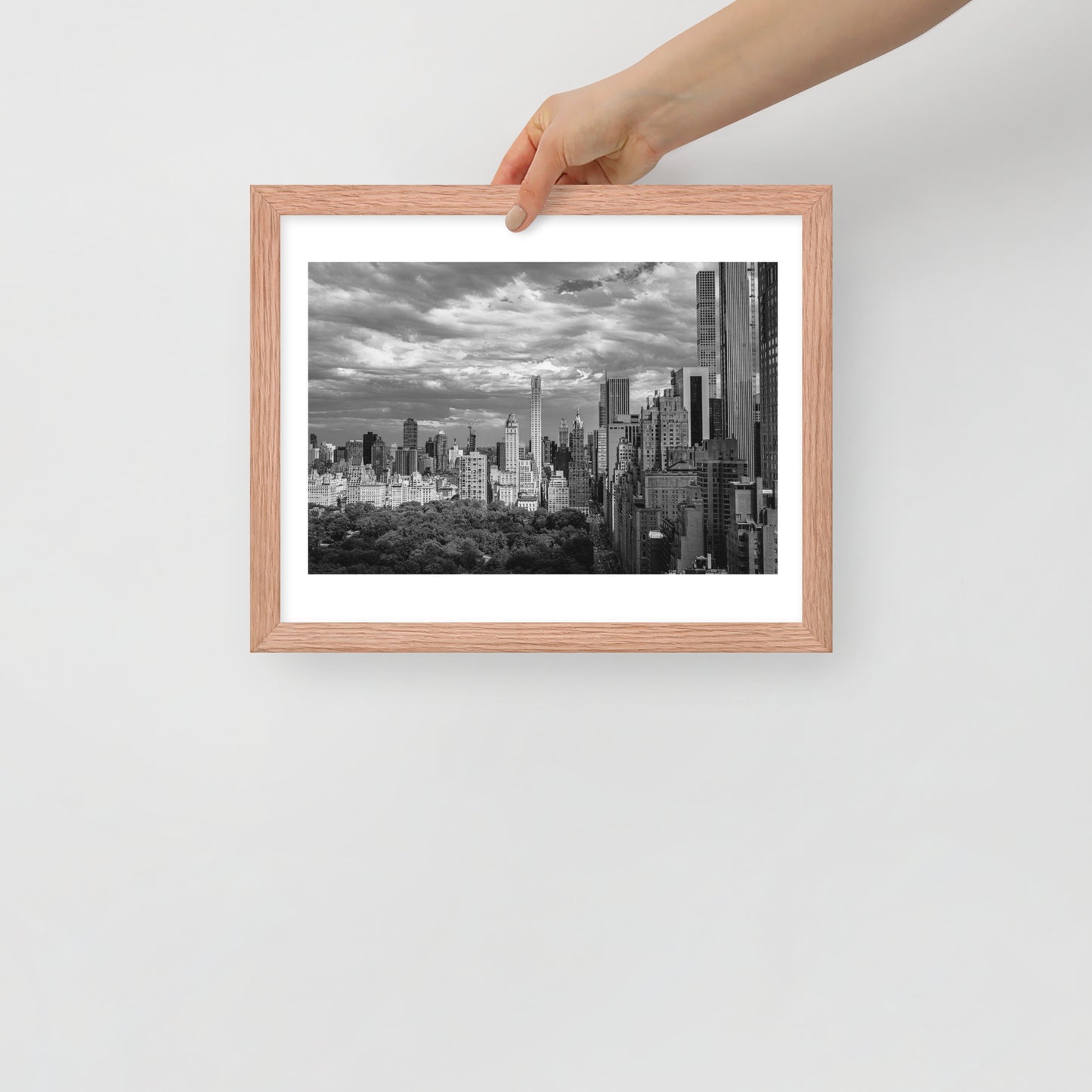 Spanning Skylines: The Gateway between New York and The world. Framed poster