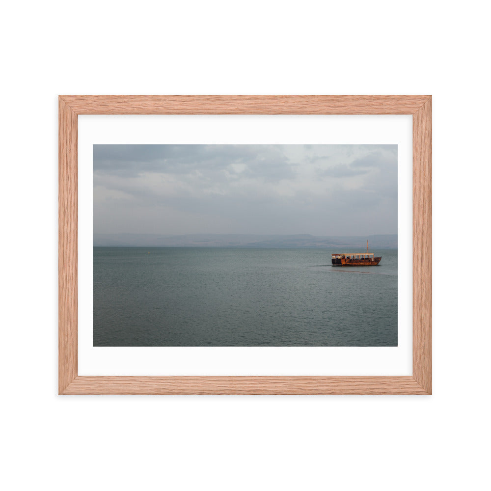 Sea Of Galilea Free Spirit Framed poster