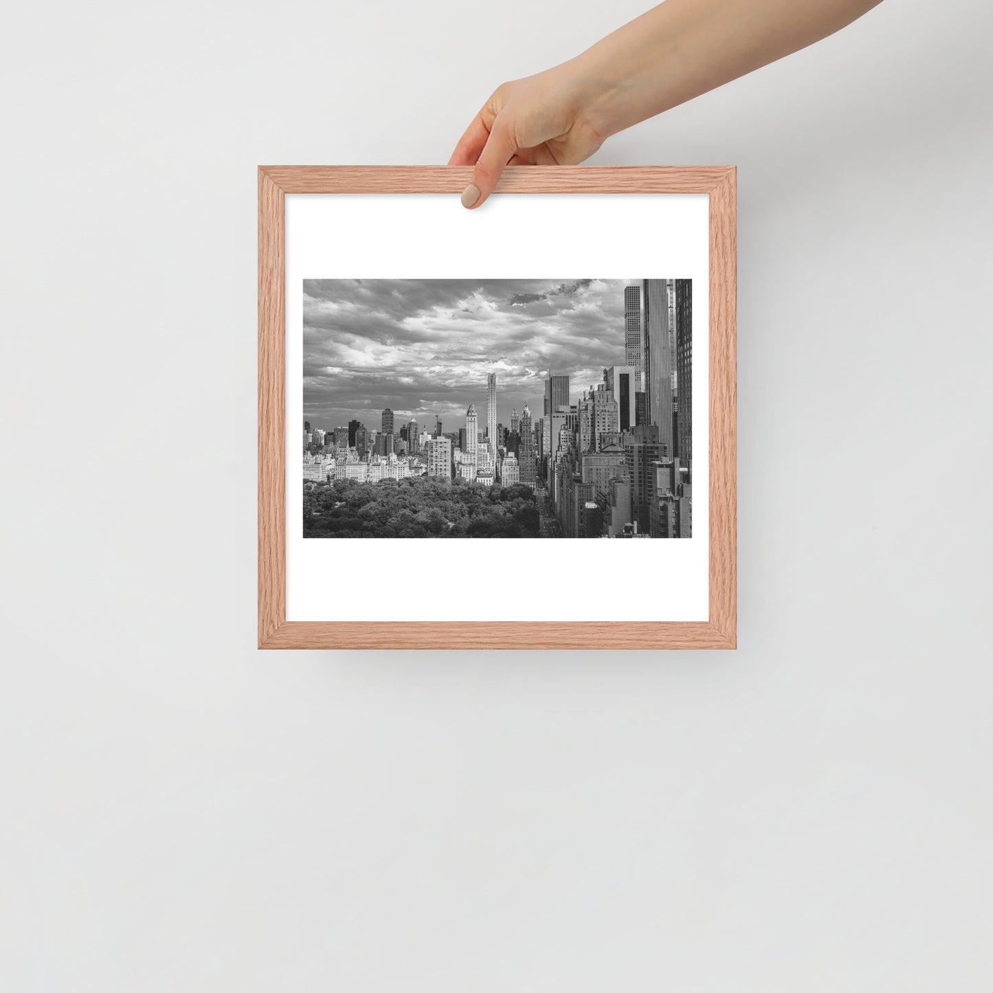 Spanning Skylines: The Gateway between New York and The world. Framed poster