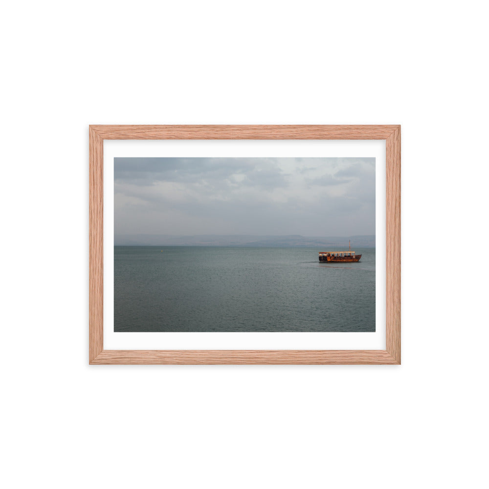 Sea Of Galilea Free Spirit Framed poster