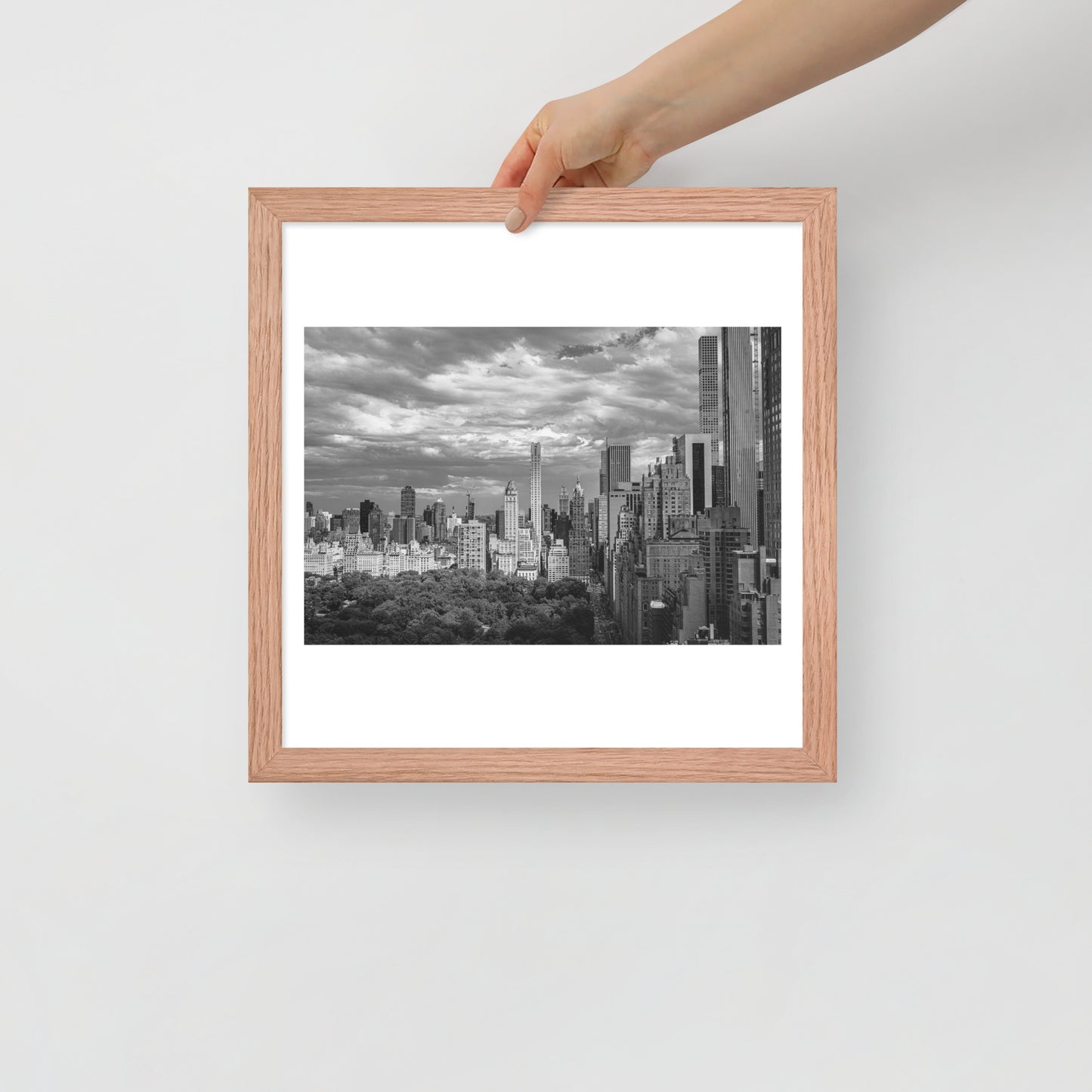Spanning Skylines: The Gateway between New York and The world. Framed poster