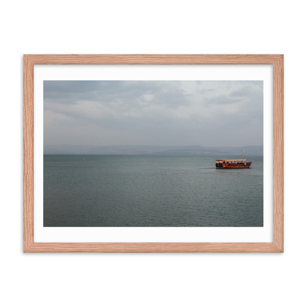 Sea Of Galilea Free Spirit Framed poster