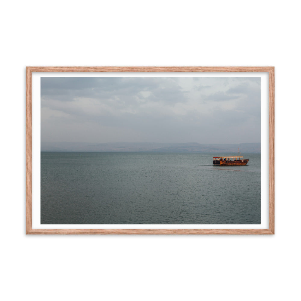 Sea Of Galilea Free Spirit Framed poster