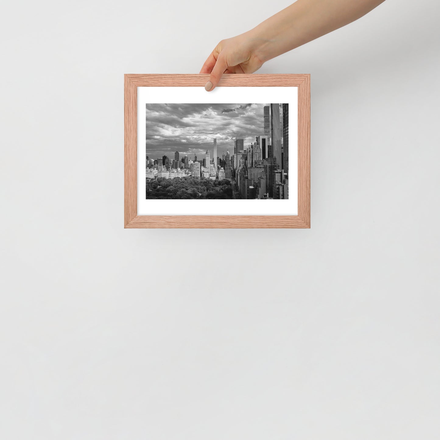 Spanning Skylines: The Gateway between New York and The world. Framed poster