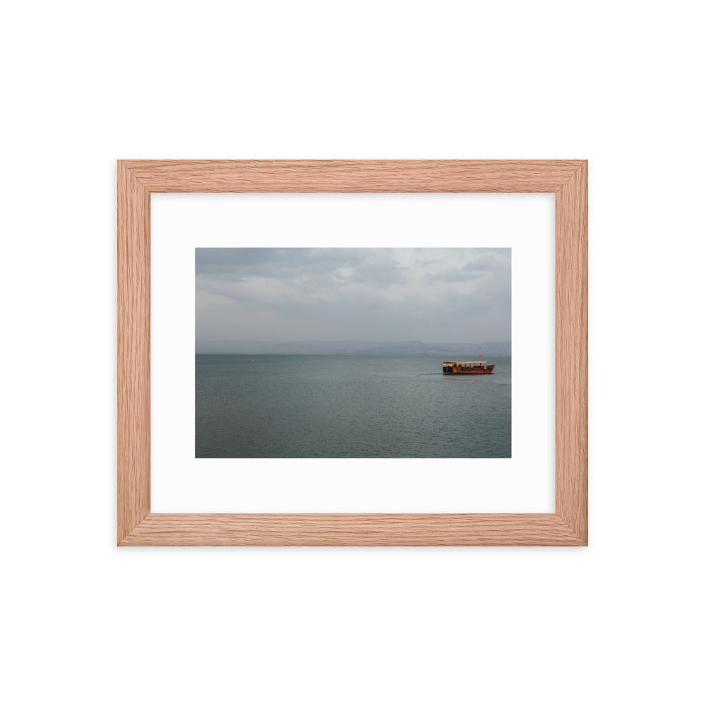 Sea Of Galilea Free Spirit Framed poster