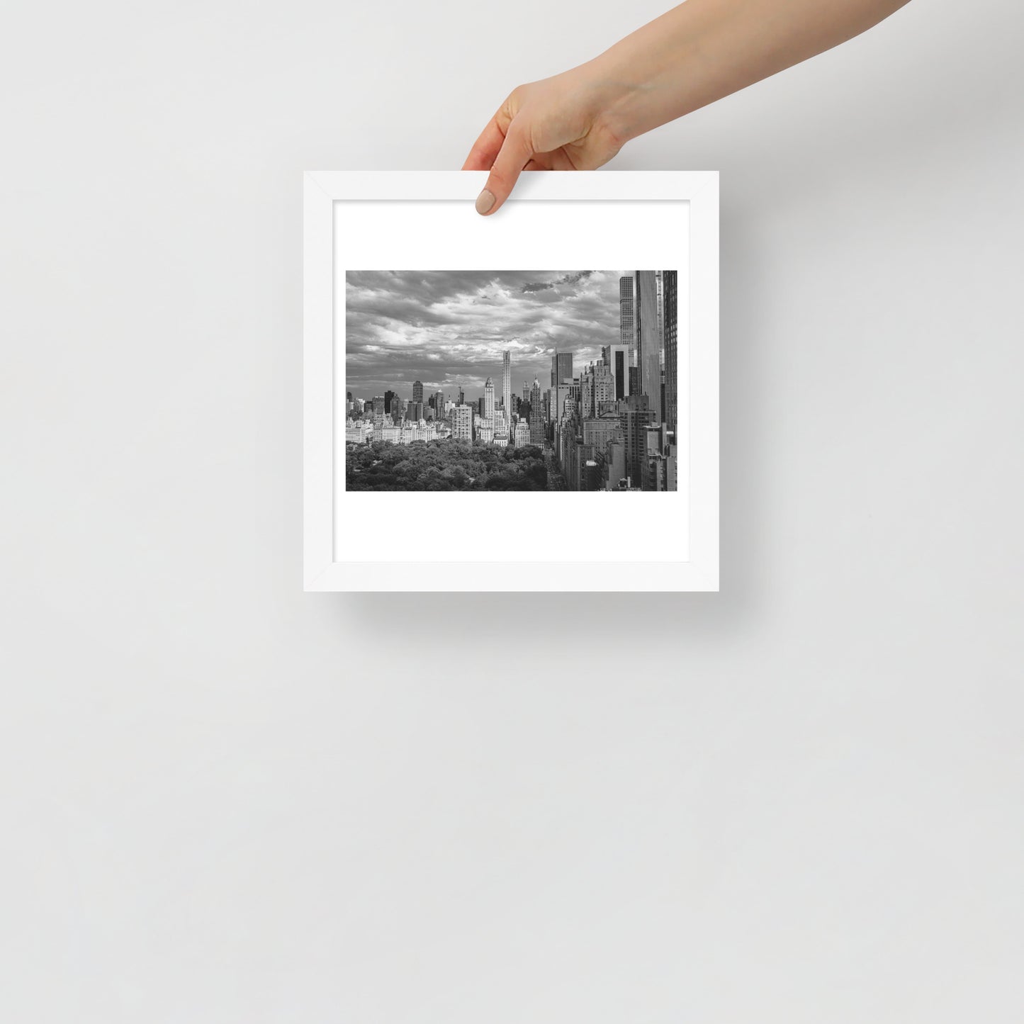 Spanning Skylines: The Gateway between New York and The world. Framed poster