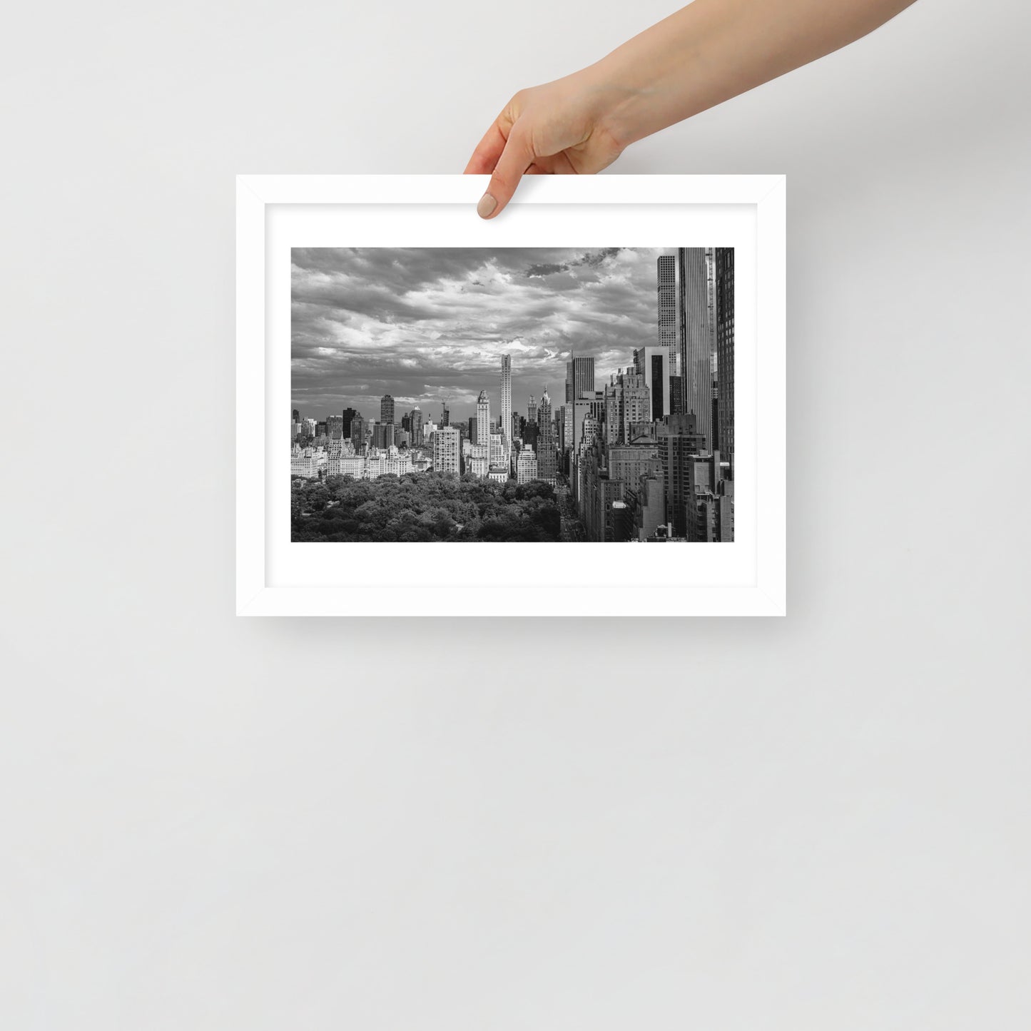 Spanning Skylines: The Gateway between New York and The world. Framed poster