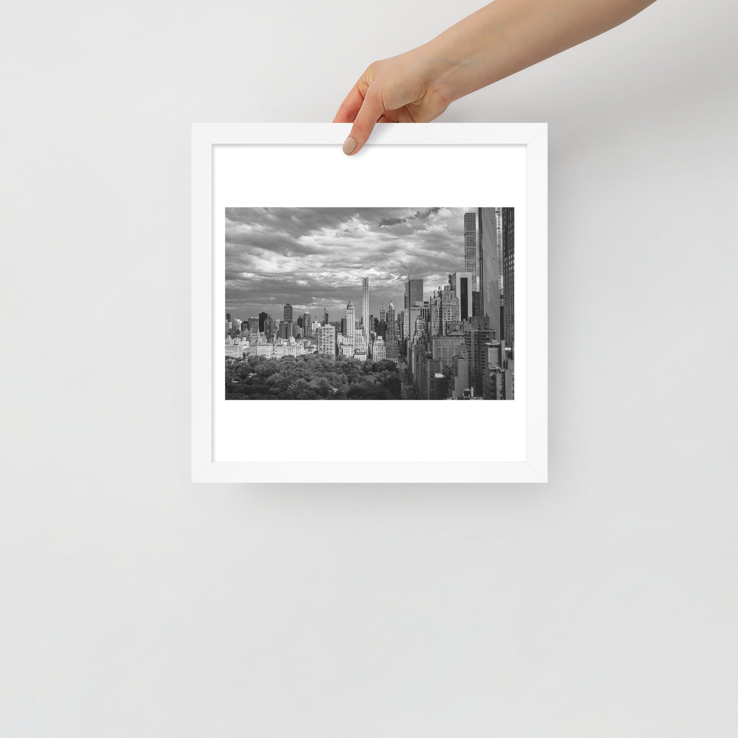 Spanning Skylines: The Gateway between New York and The world. Framed poster