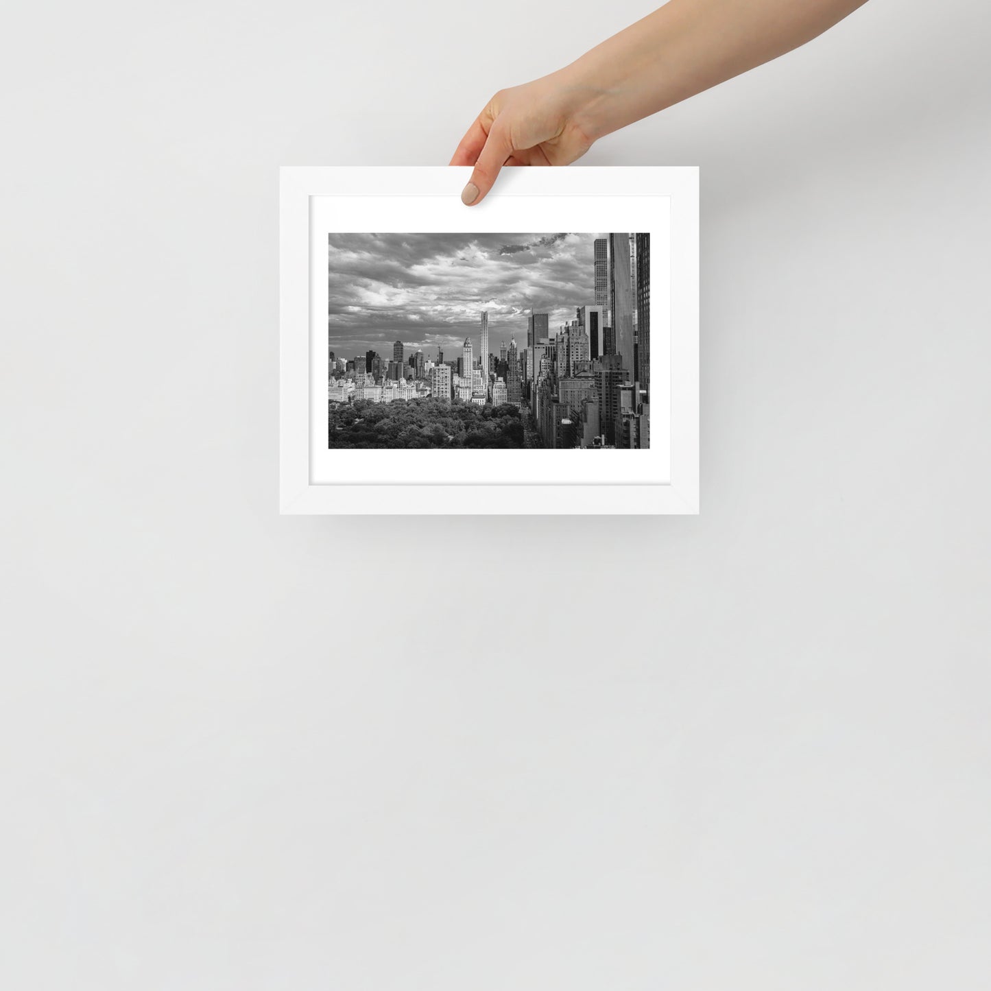 Spanning Skylines: The Gateway between New York and The world. Framed poster