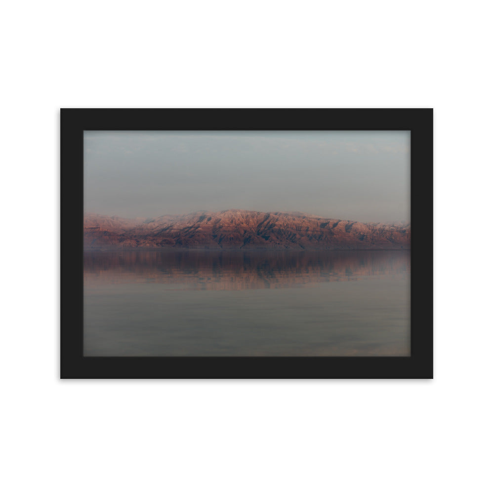 Israel Nature Edom mountain Framed matte paper poster