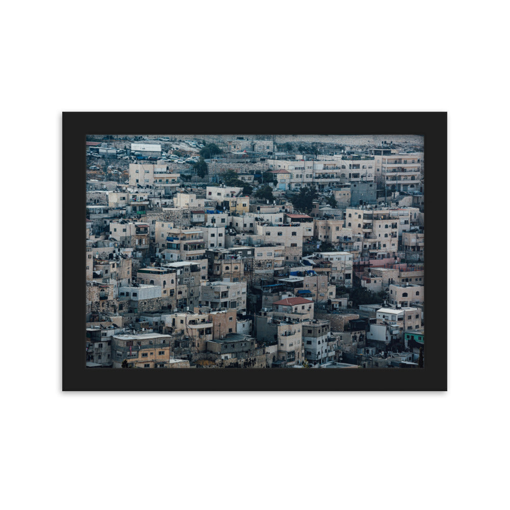 Israel Nature Urban View Framed matte paper poster