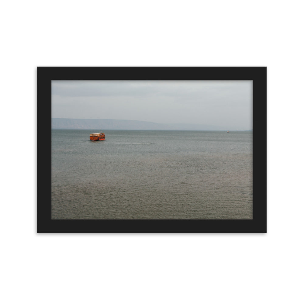 Israel Nature Galileo Sea Framed matte paper poster