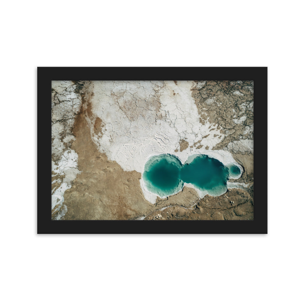 Framed matte paper poster Dead Sea