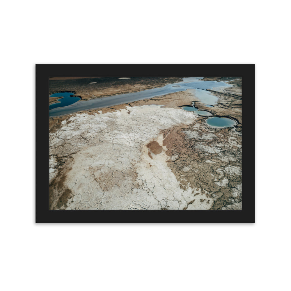 Framed matte paper poster Dead Sea