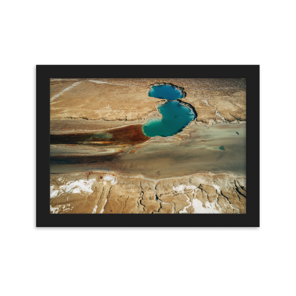 Framed matte paper poster Dead Sea