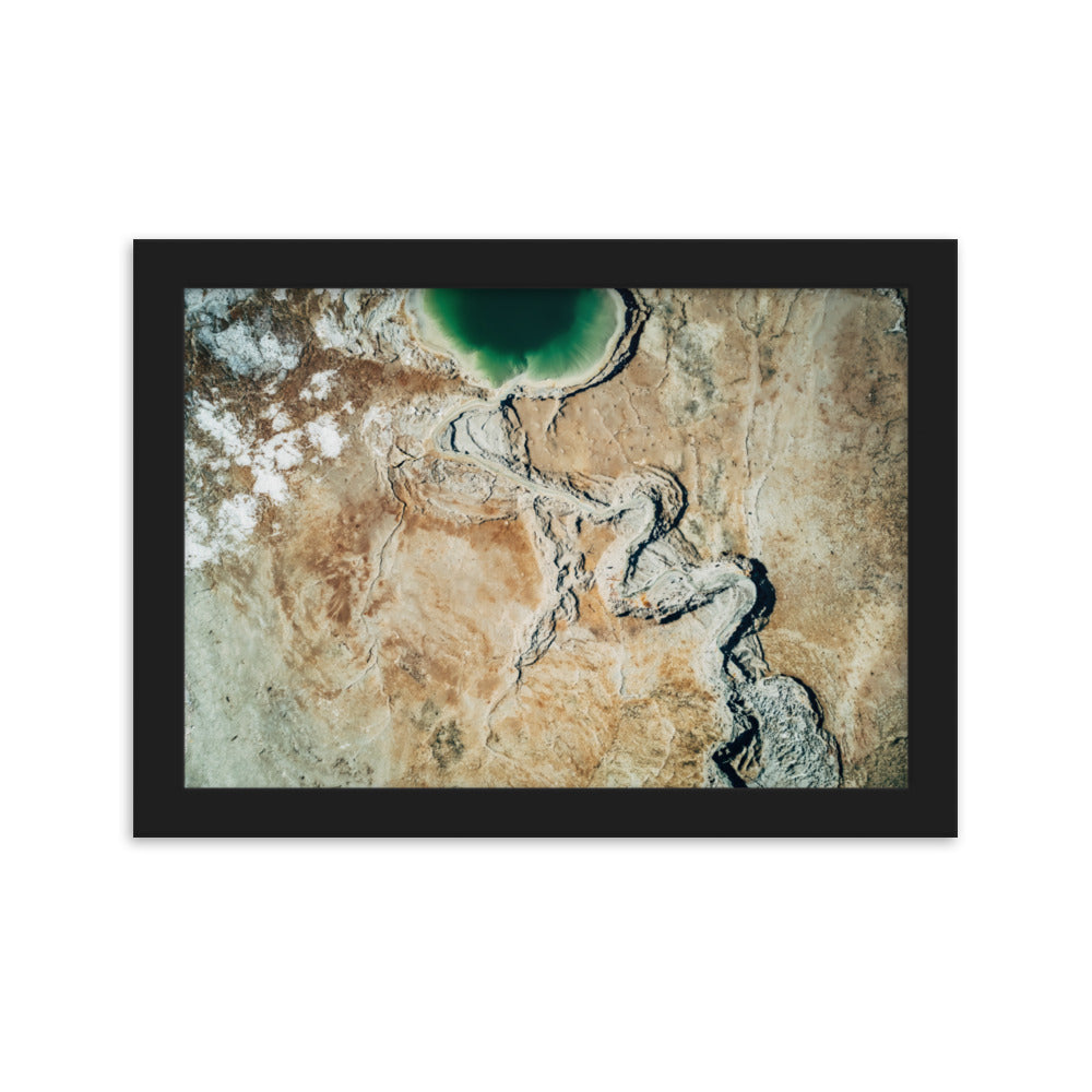 Framed matte paper poster Dead Sea