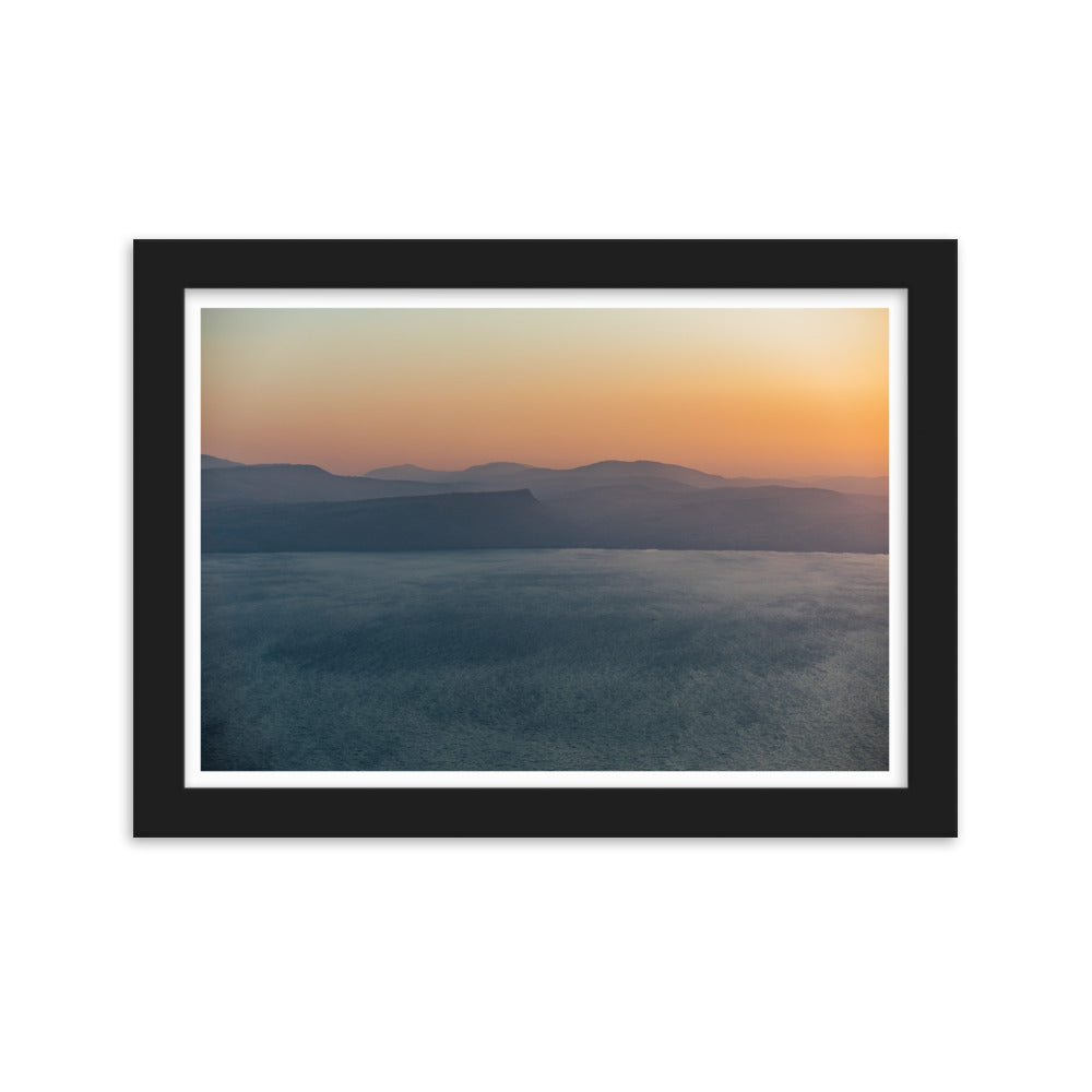 Aerial Allure Framed matte paper poster