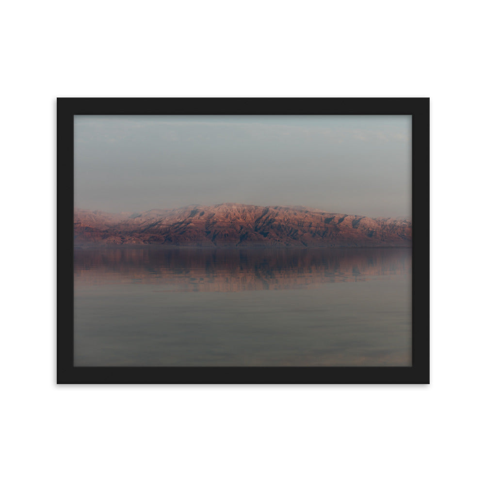 Israel Nature Edom mountain Framed matte paper poster