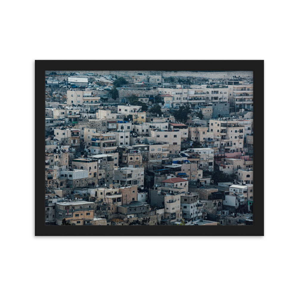 Israel Nature Urban View Framed matte paper poster