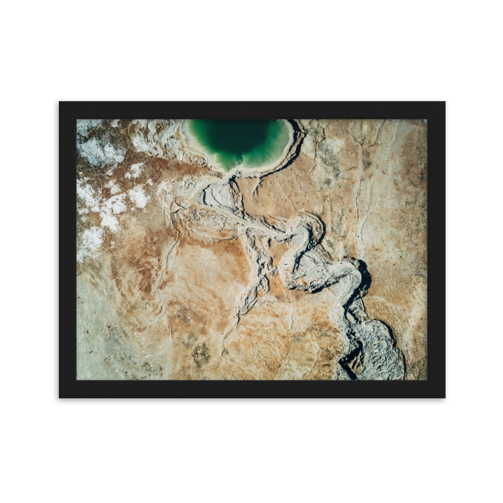 Framed matte paper poster Dead Sea