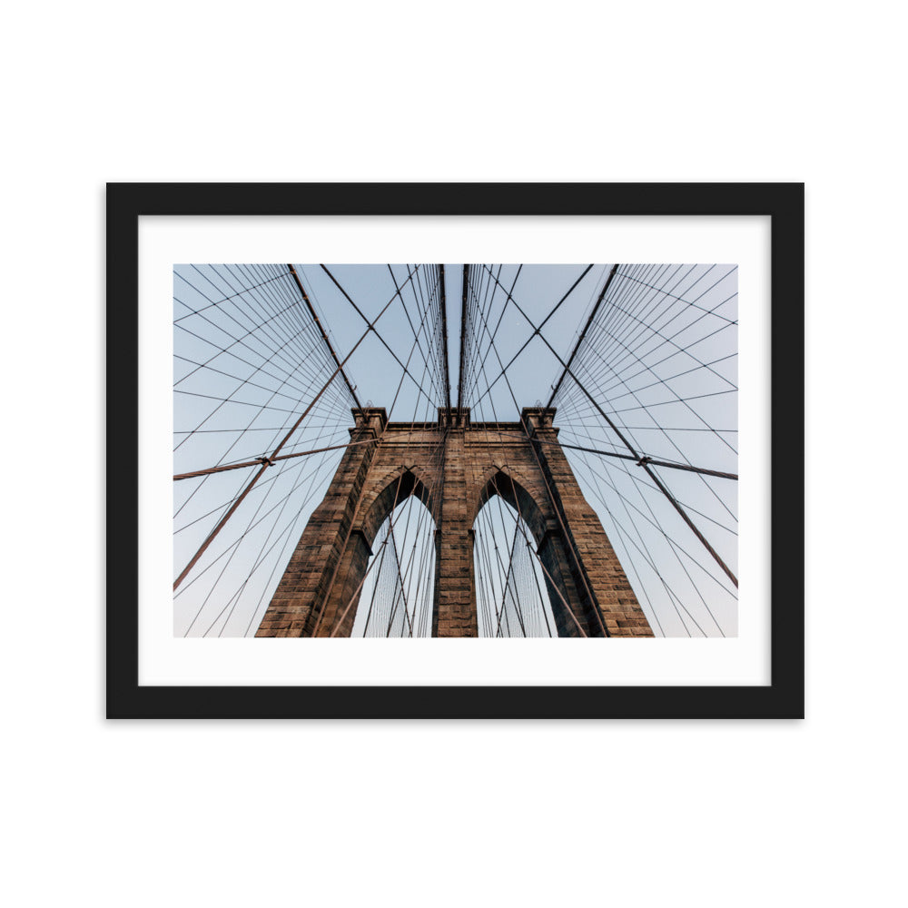 Framed matte paper poster