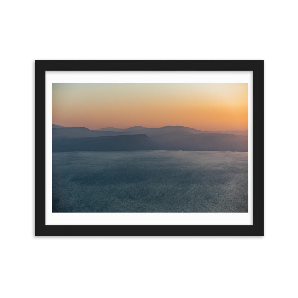 Aerial Allure Framed matte paper poster