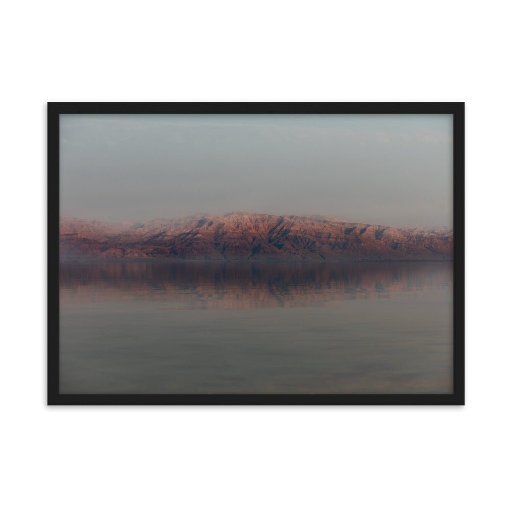 Israel Nature Edom mountain Framed matte paper poster