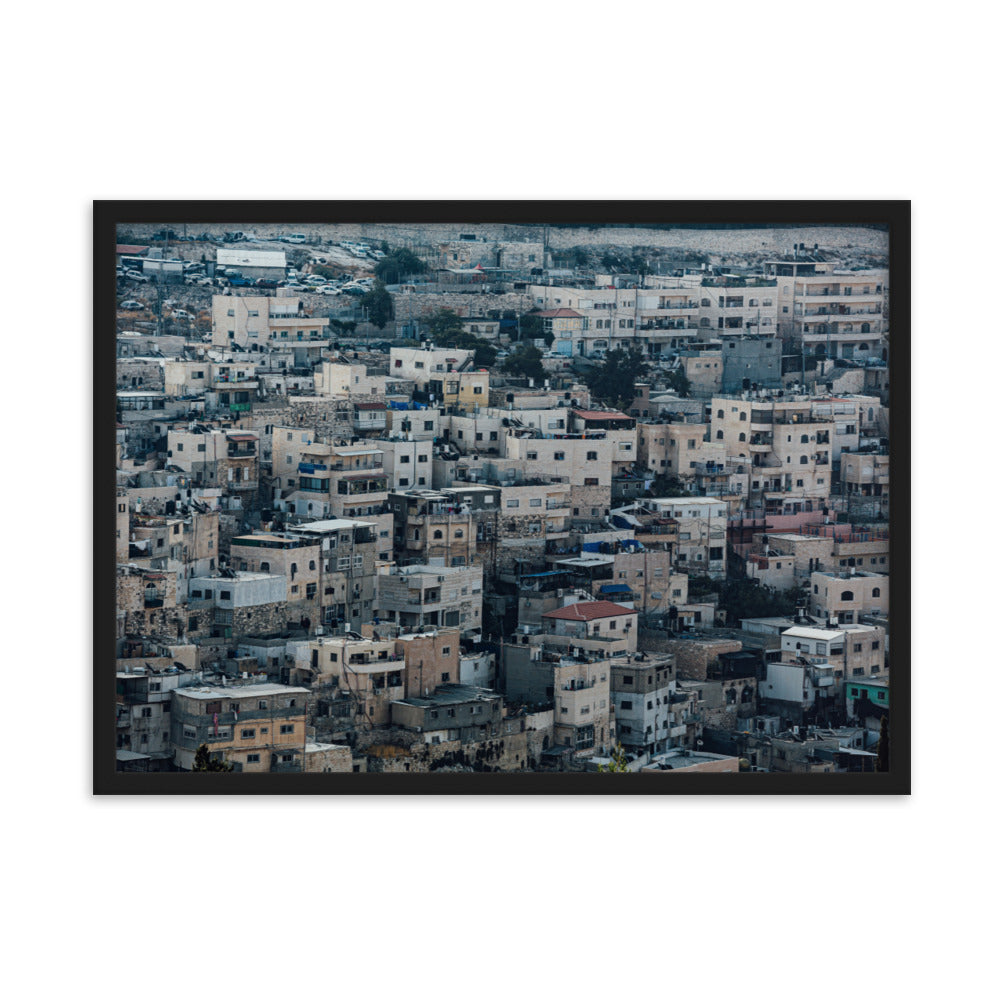 Israel Nature Urban View Framed matte paper poster