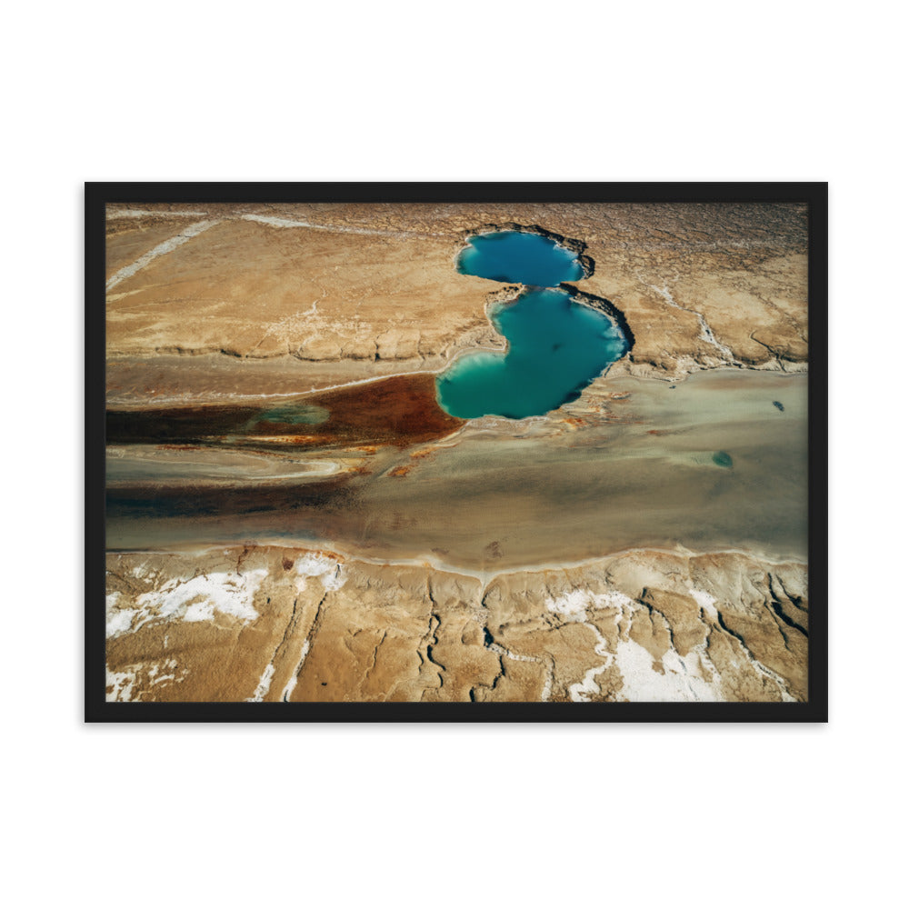 Framed matte paper poster Dead Sea