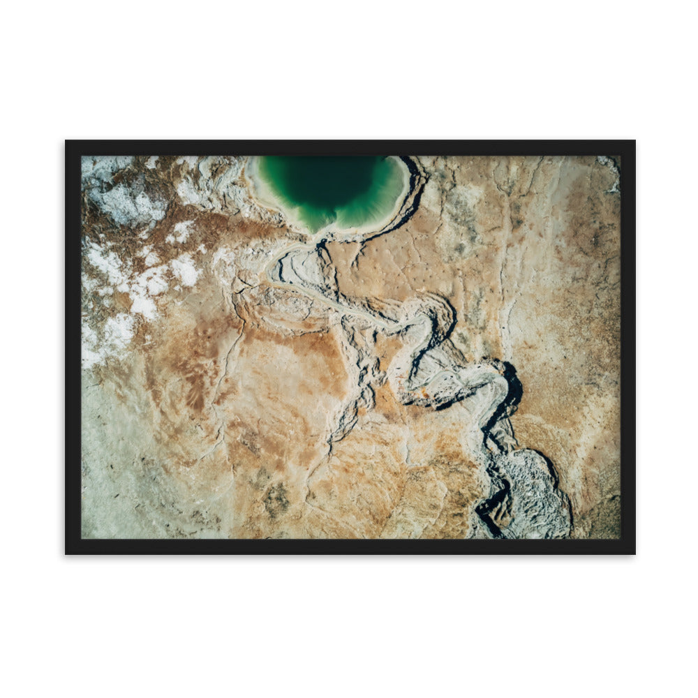 Framed matte paper poster Dead Sea