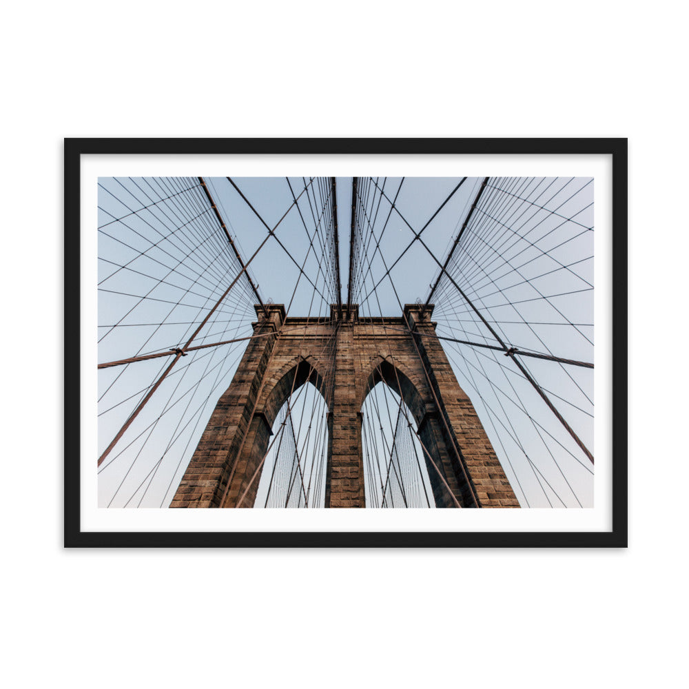 Framed matte paper poster