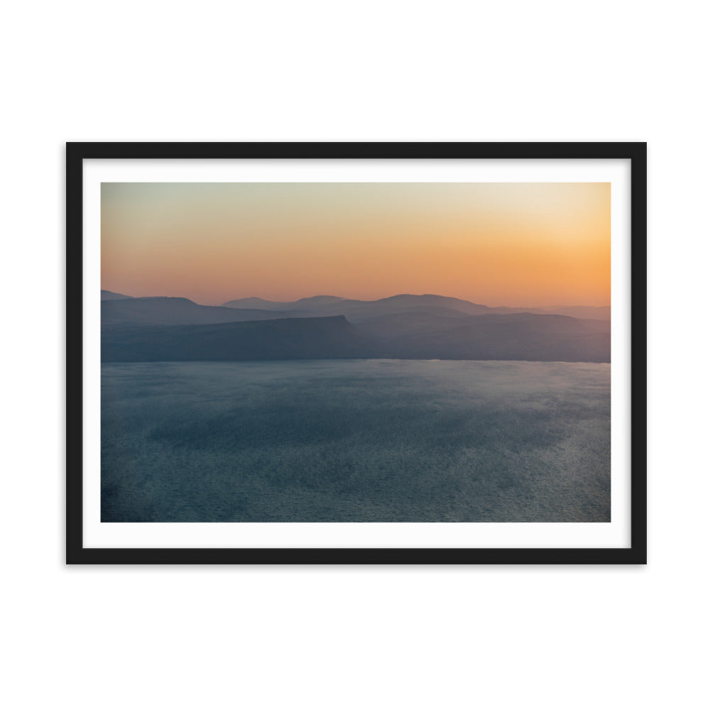 Aerial Allure Framed matte paper poster