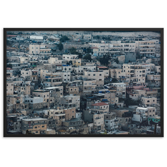 Israel Nature Urban View Framed matte paper poster