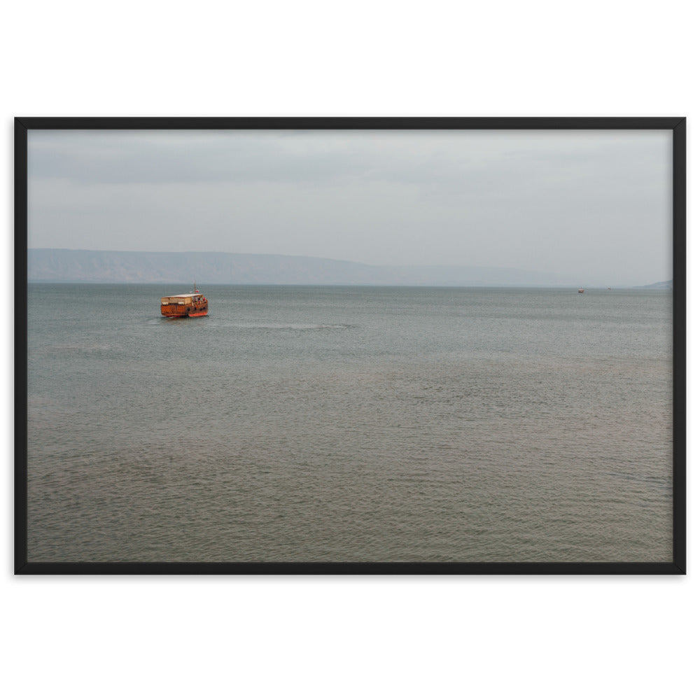 Israel Nature Galileo Sea Framed matte paper poster