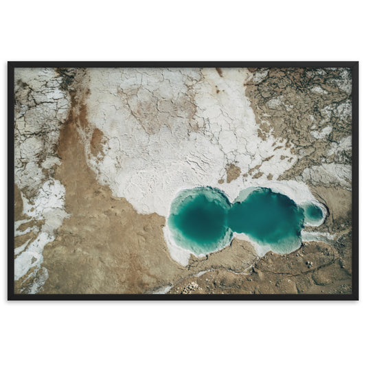 Framed matte paper poster Dead Sea