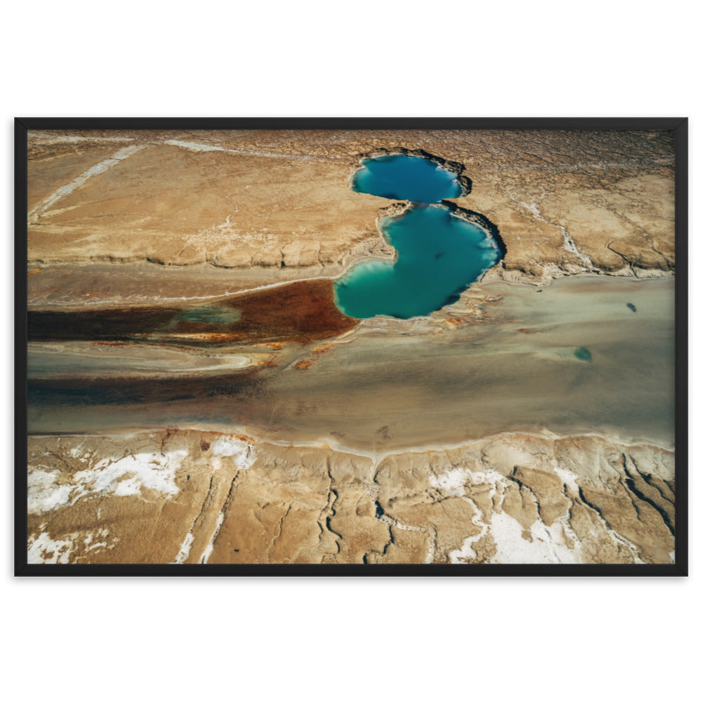 Framed matte paper poster Dead Sea