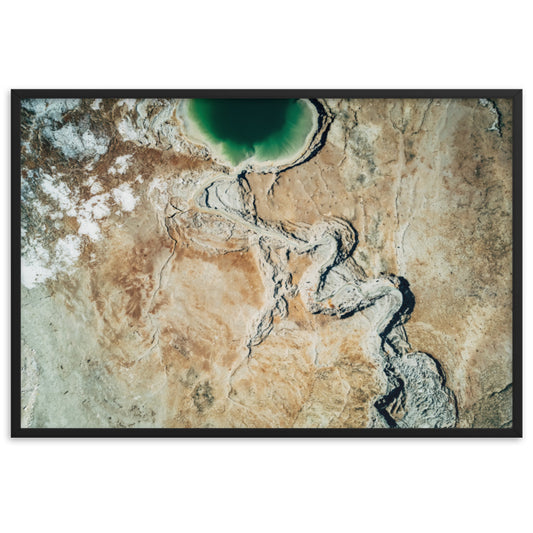 Framed matte paper poster Dead Sea