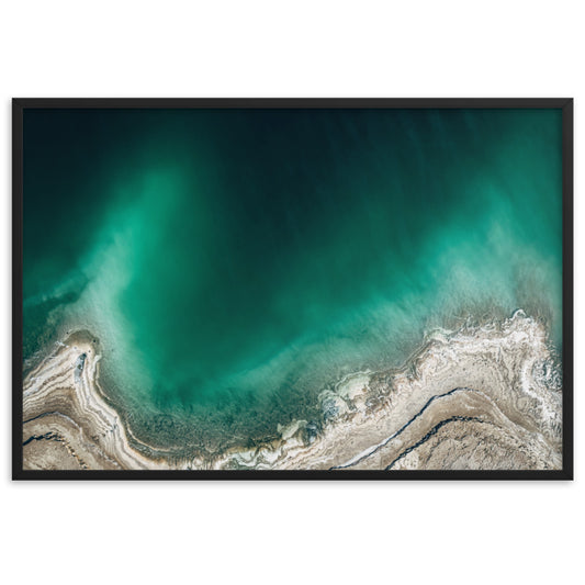 Framed matte paper poster Dead Sea