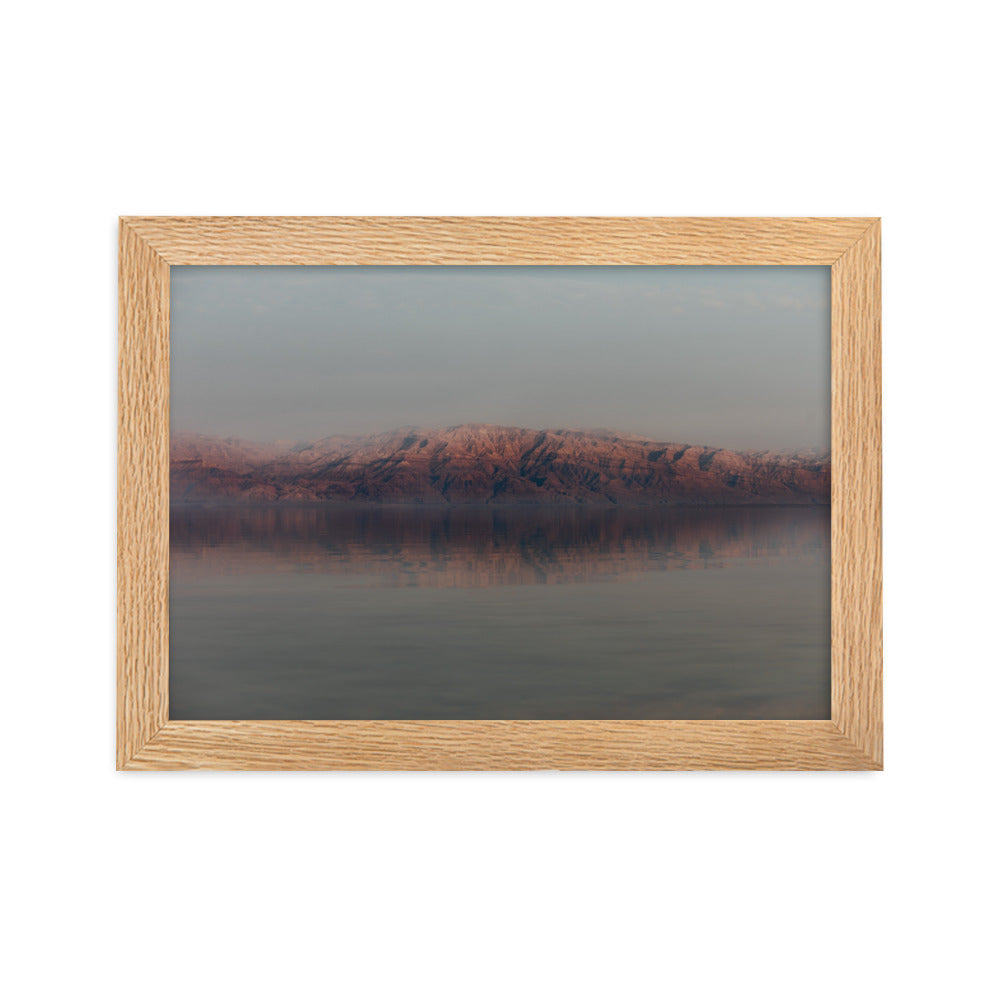 Israel Nature Edom mountain Framed matte paper poster