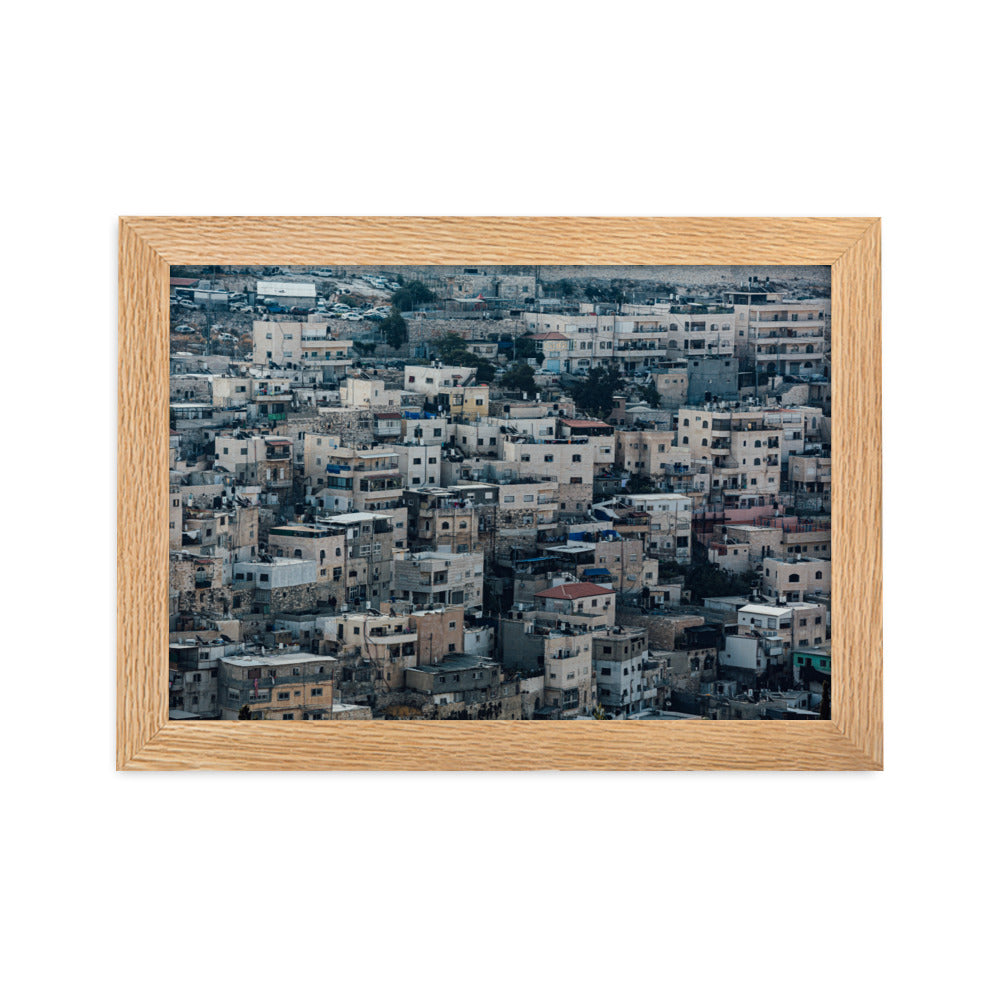 Israel Nature Urban View Framed matte paper poster