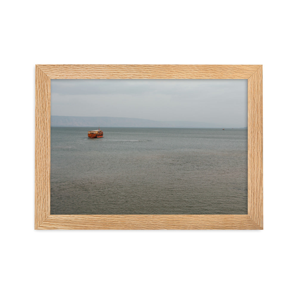 Israel Nature Galileo Sea Framed matte paper poster