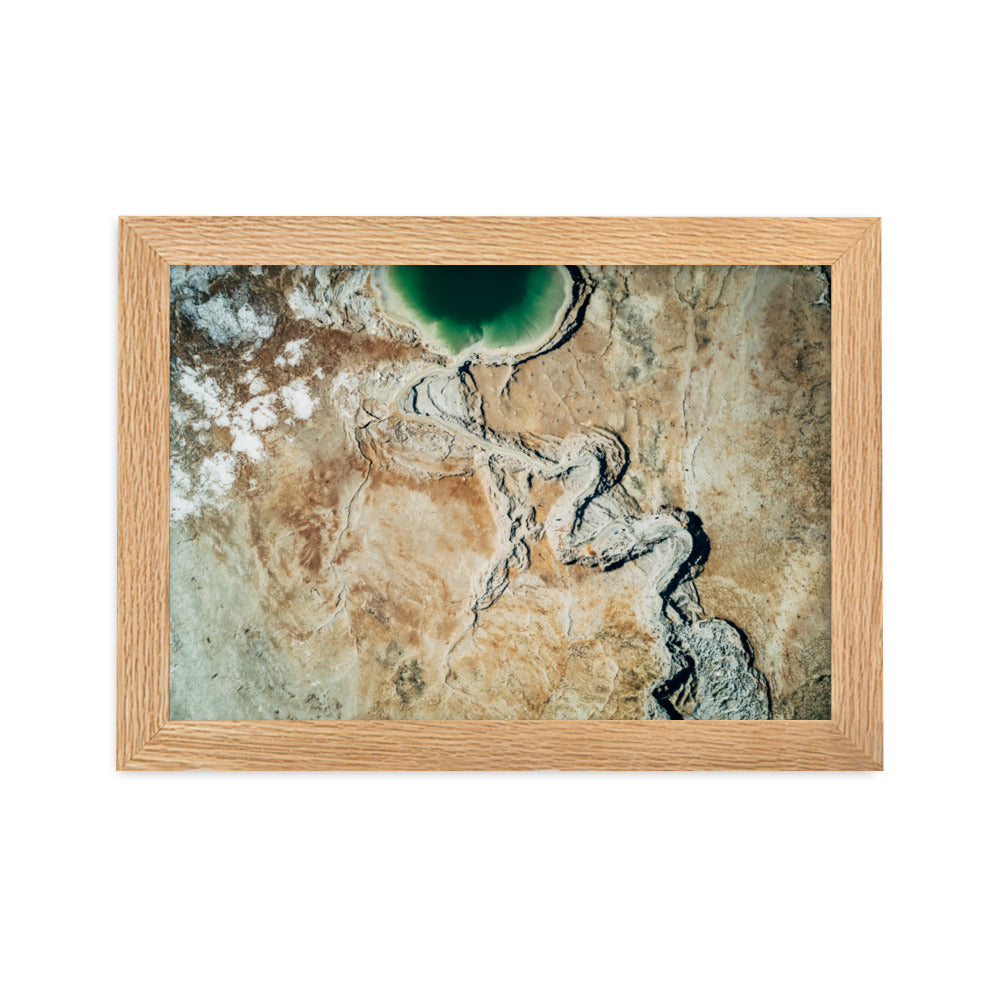 Framed matte paper poster Dead Sea